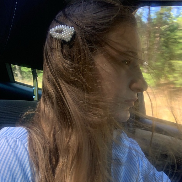 Embellished Gold Pearl Hair Clip | Classic Feminine Cottagecore - Picture 10 of 17